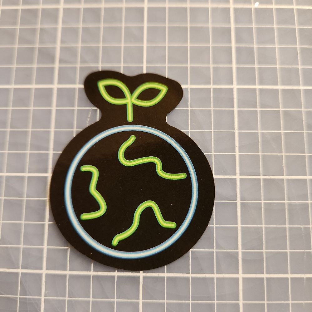 10 for $10 Sticker Neon Cartoon Graffiti  Vibrant Colors